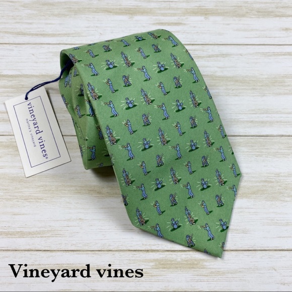 Vineyard Vines Other - Vineyard vines light green musical men silk tie